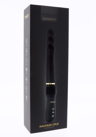 Wibrator pchający Magnum Opus ToyJoy czarny 31 cm USB