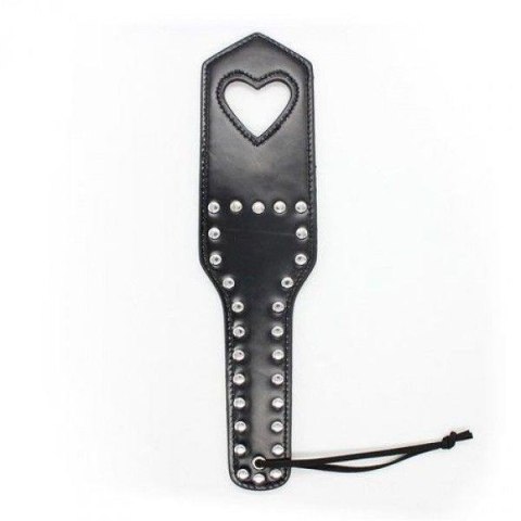Packa skórzana Heart Paddle Toyz4lovers czarna