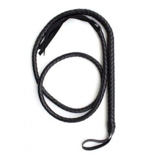 Pejcz skórzany Indy Whip czarny Toyz4lovers