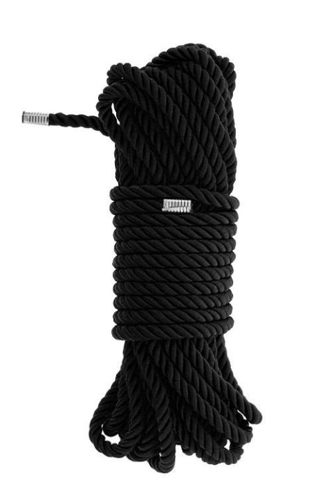 Miękka lina bondage deluxe Dream Toys Blaze czarna 10m